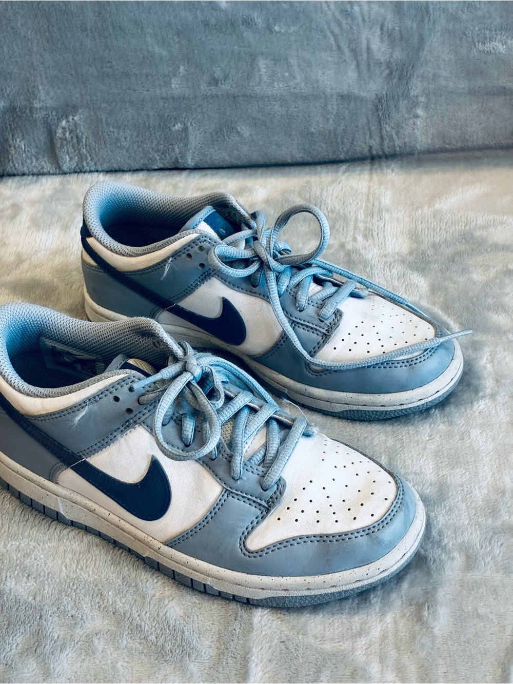 Nike Dunk Low Youth Sneakers Blue Size 4Y